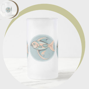 Taza De Cristal Esmerilado Zabaglionez