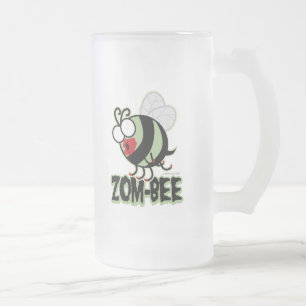 Taza De Cristal Esmerilado Zom-Abeja