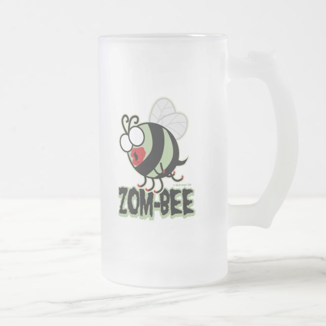 Taza De Cristal Esmerilado Zom-Abeja (Derecha)