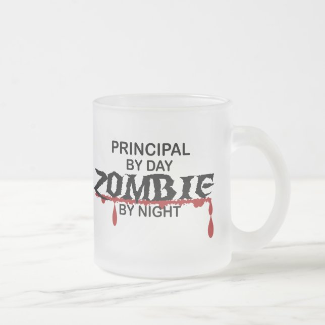 Taza De Cristal Esmerilado Zombi principal (Derecha)