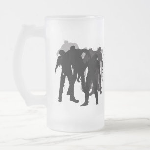 Taza De Cristal Esmerilado zombis