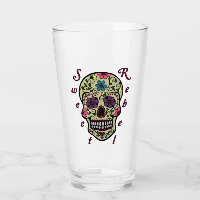 Taza de cristal - rebelde del dulce (Anverso)