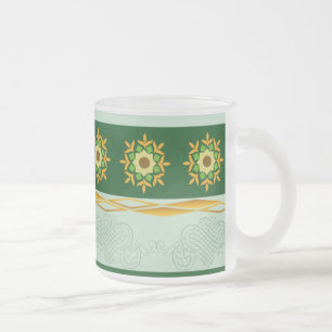 Taza de cristal - verde 05