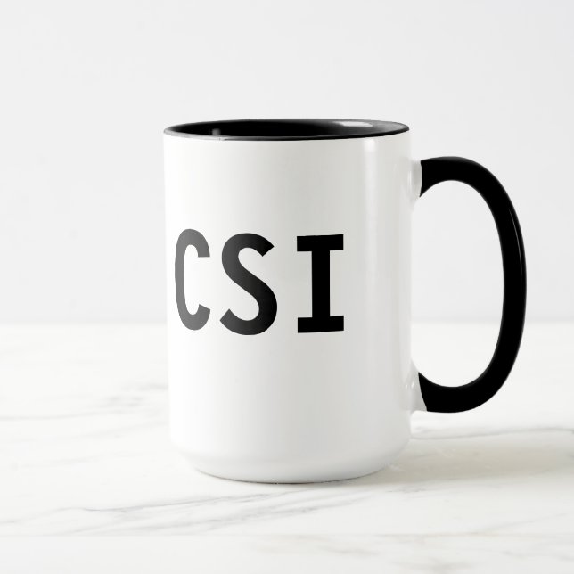 Taza de CSI (Derecha)