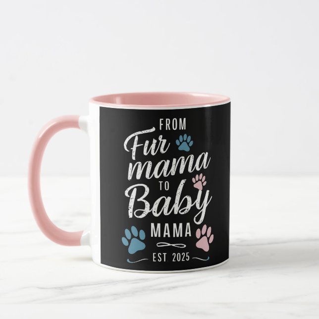 Taza De cuatro madres a bebé mamá este 2025 perro mamá (Izquierda)