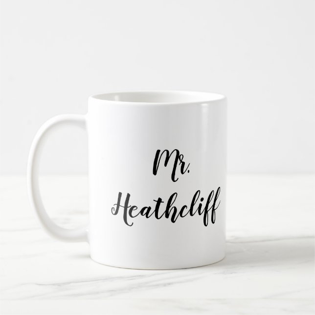 Taza de Cumbres borrascosas - de Heathcliff (Izquierda)