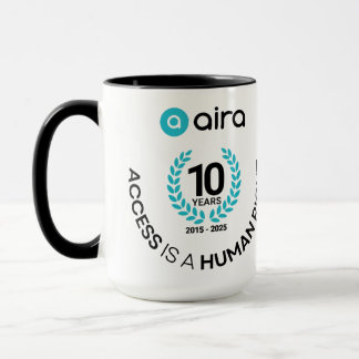 Taza de cumpleaños/aniversario 10 de Aira