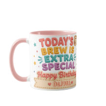 Taza de cumpleaños personalizada