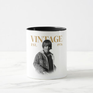Taza de cumpleaños Vintage 1986, Año Retro Persona