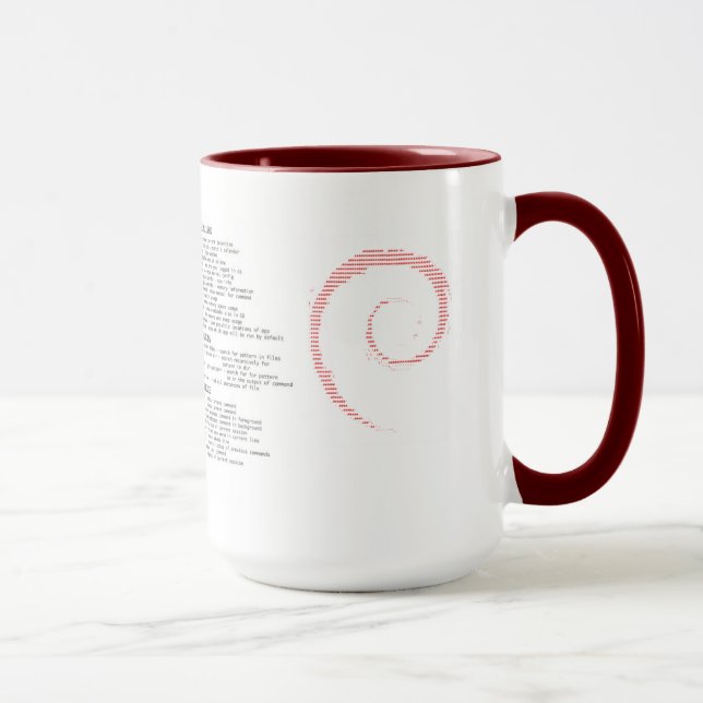 Taza de Debian (Derecha)