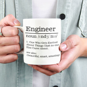 Taza de Definición de Ingeniero Regalo Divertido d