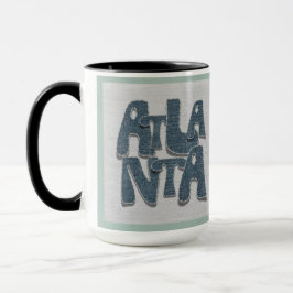 Taza de denim de Atlanta Georgia 