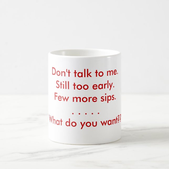 Taza de desaparición de Coffe del humor de la (Centro)
