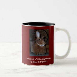 Taza de desaprobación 2 de los conejos