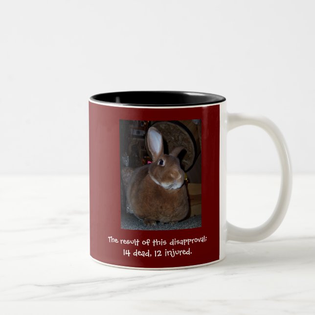 Taza de desaprobación 2 de los conejos (Derecha)