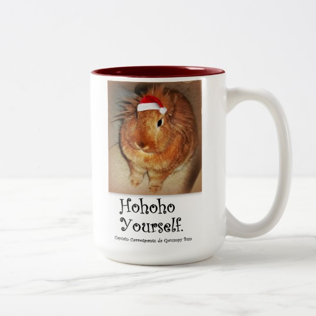 Taza de desaprobación del conejo de conejito Ho Ho (Derecha)