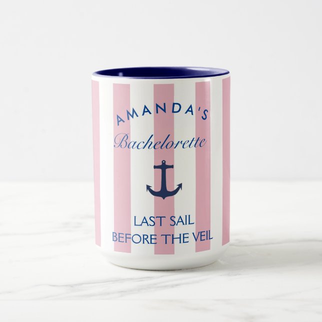 Taza de Despedida de Soltera para la Última Traves (Centro)