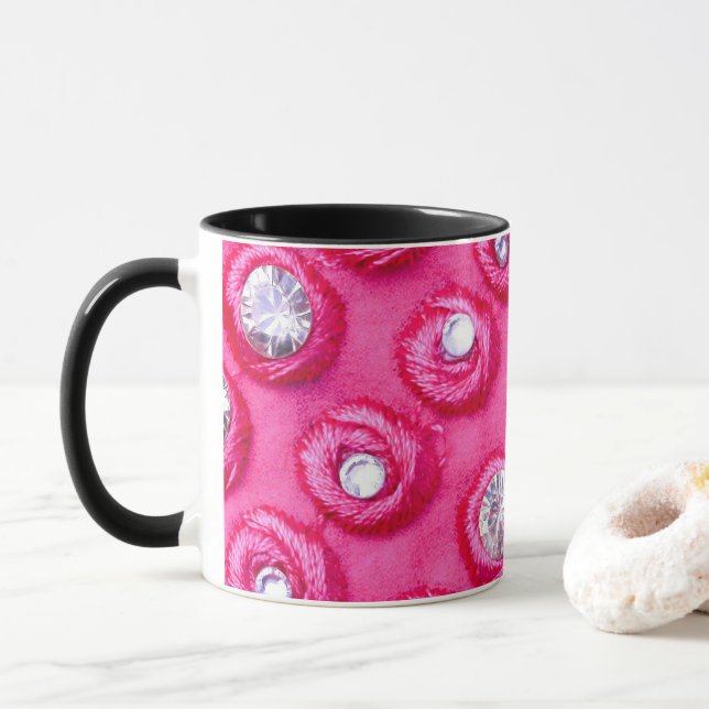 Taza de Diamantes (Con donut)