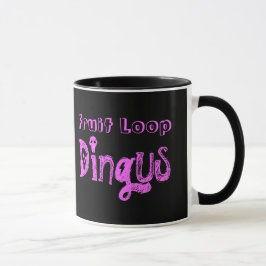 Taza de Dingus del lazo de la fruta