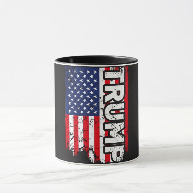 Taza de Donald Trump con la bandera de los (Centro)
