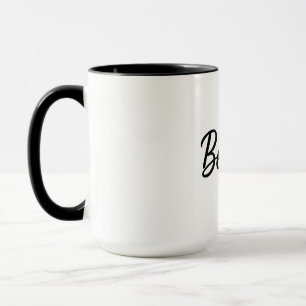 Taza de dos tonos Believe 15oz