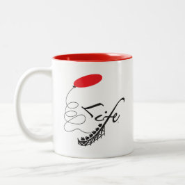 taza de dos tonos de 11 oz