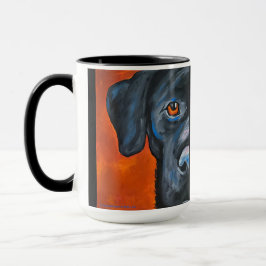 Taza de dos tonos Lab Black, 15 oz