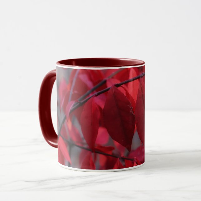 Taza de dos tonos Otoño Rojo (Anverso izquierdo)