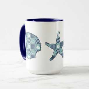 Taza de edredón náutico