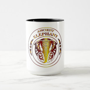 Taza de elefante antiguo