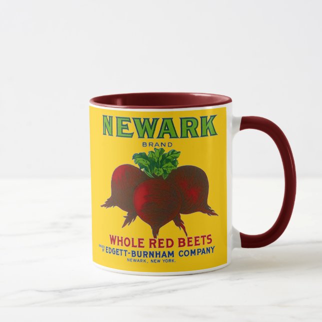 TAZA ~ DE EMPAQUETADO NEWARK DE LA ETIQUETA DEL CAJÓN (Derecha)
