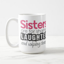 taza de encargo combinada de las hermanas del café