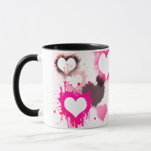 taza de encargo combinada del amor del café 11oz