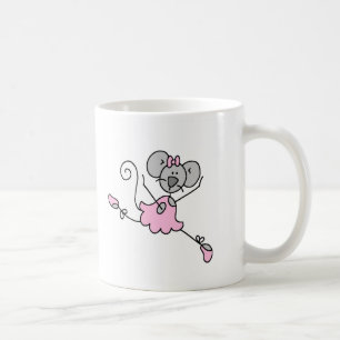 Taza de encargo de la bailarina del ratón