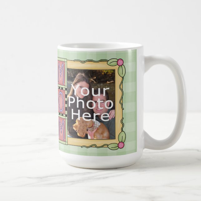 Taza de encargo de la foto del Día de la Madre (Derecha)