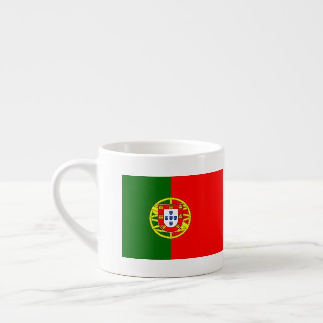 Taza de encargo del café express de la bandera de (Izquierda)