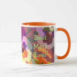 Taza de encargo del día de madre del texto de los