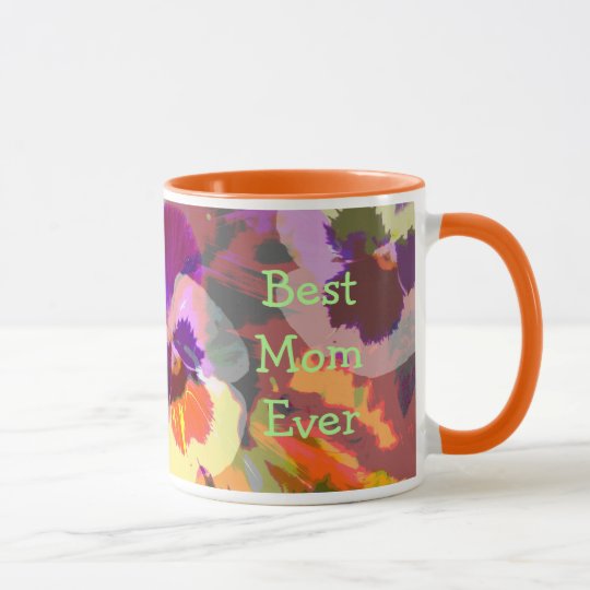 Taza de encargo del día de madre del texto de los
