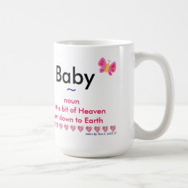 Taza de encargo para los nuevos padres taza blanca