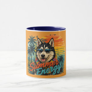 Taza de energía de verano Husky Taza de café pue