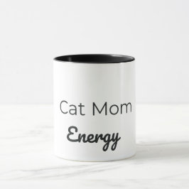 Taza de energía para mamá de gato | Taza de café p