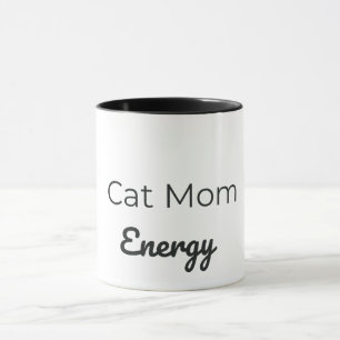 Taza de energía para mamá de gato Taza de café p