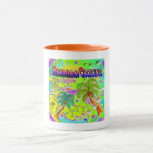 Taza de enfoque mental de jardines hawaianos