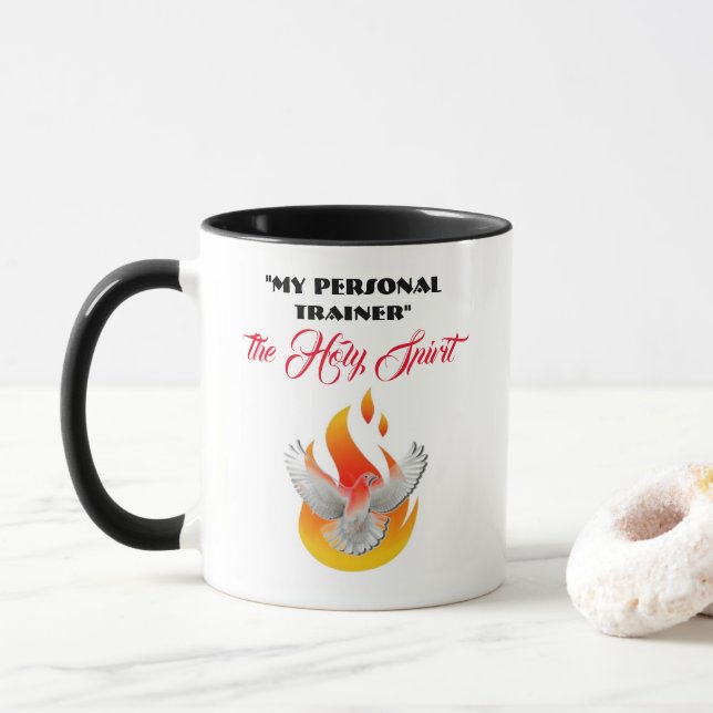 Taza de "Entrenador Personal" (Con donut)