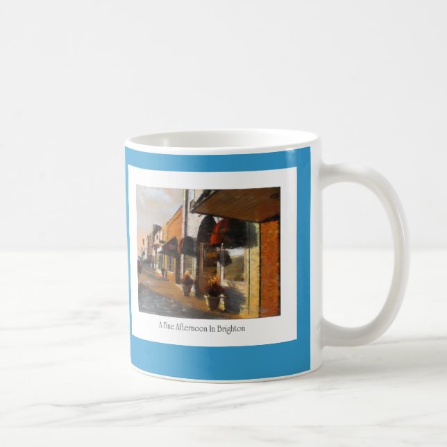 Taza de escena de Brighton Michigan (Derecha)