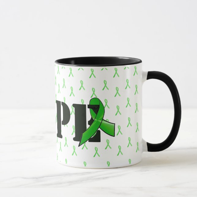 Taza de "Esperanza" de Conciencia sobre la Enferme (Derecha)