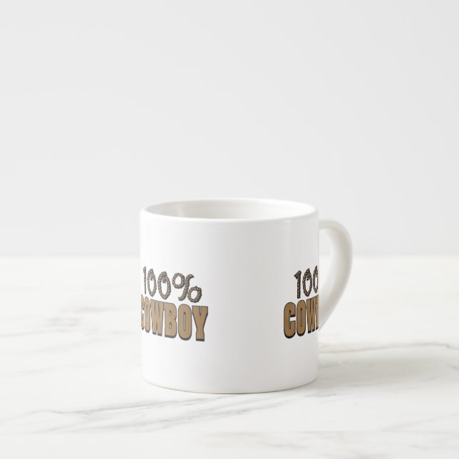 Taza De Espresso 100% Vaquero (Derecha)