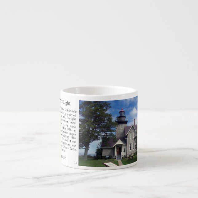 Taza De Espresso 30 Mile Point Lighthouse espresso mug (Frente)