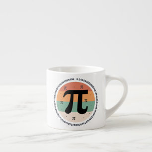 Taza De Espresso 3.14 Diseño del Día Nacional de Pi - Idea de Regal