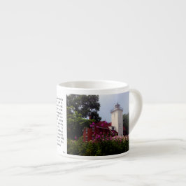 Taza De Espresso 40 Mile Point Lighthouse historia espresso mug